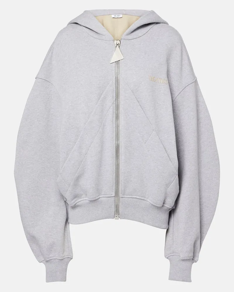 ATTICO Kapuzenjacke aus Baumwolle Grau