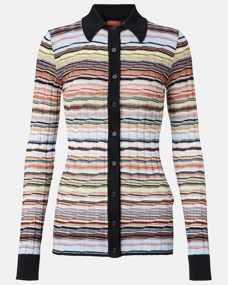 Missoni Cardigan aus Häkelstrick Multicolor