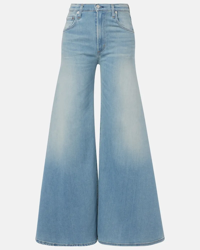 Citizens of humanity High-Rise Wide-Leg Jeans Amari Blau