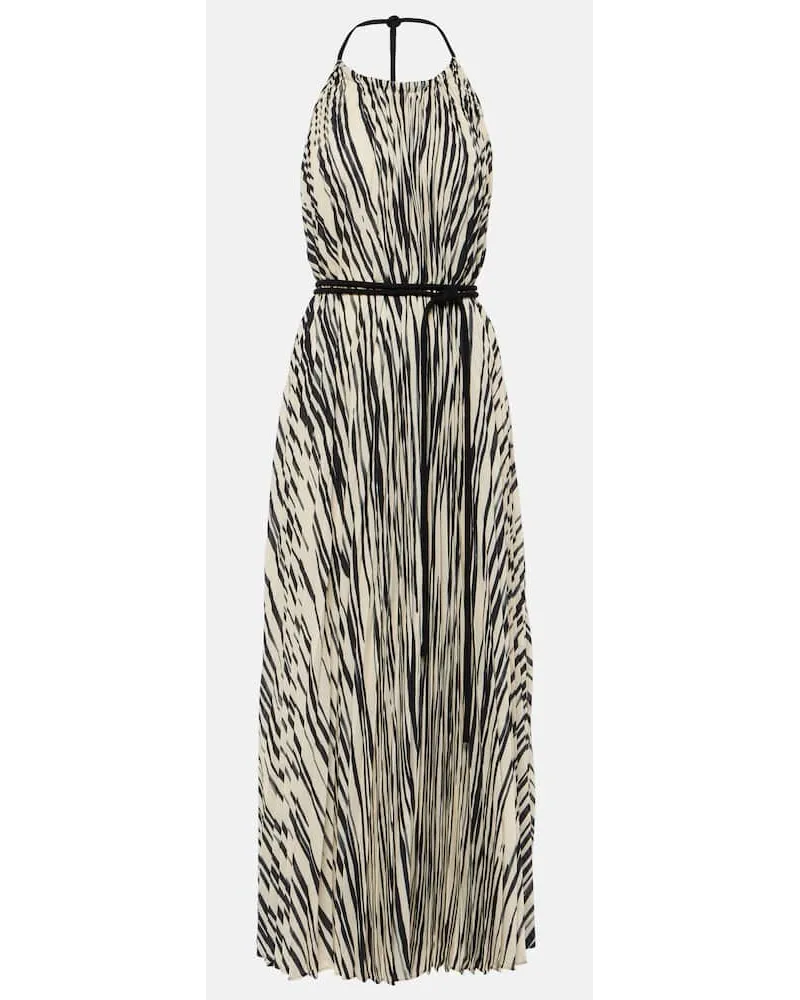 Proenza Schouler Bedrucktes Maxikleid Frida aus Chiffon Nude