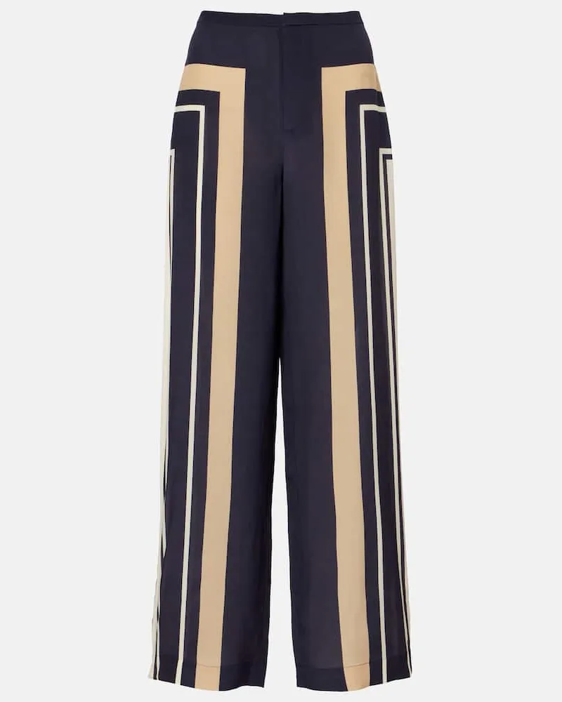 SIR Weite Hose Pietra aus Seide Multicolor