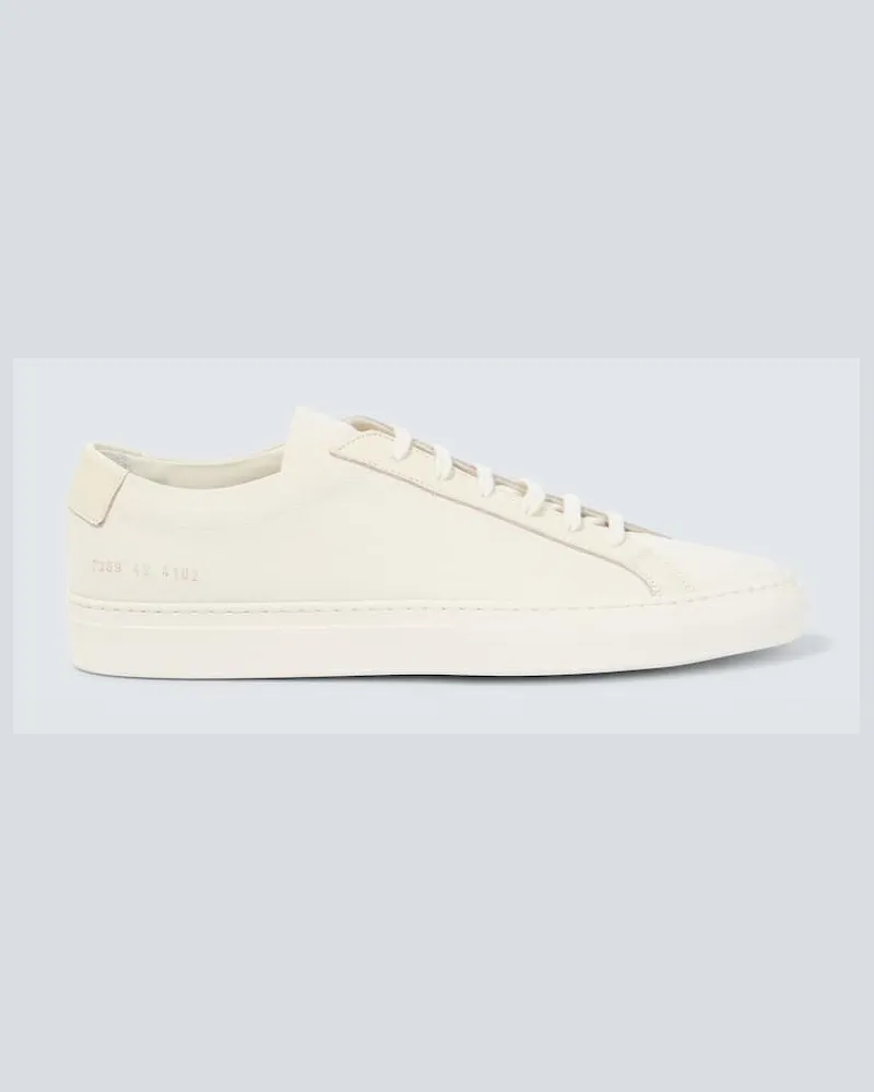 Common Projects Sneakers Achilles aus Canvas und Leder Weiß