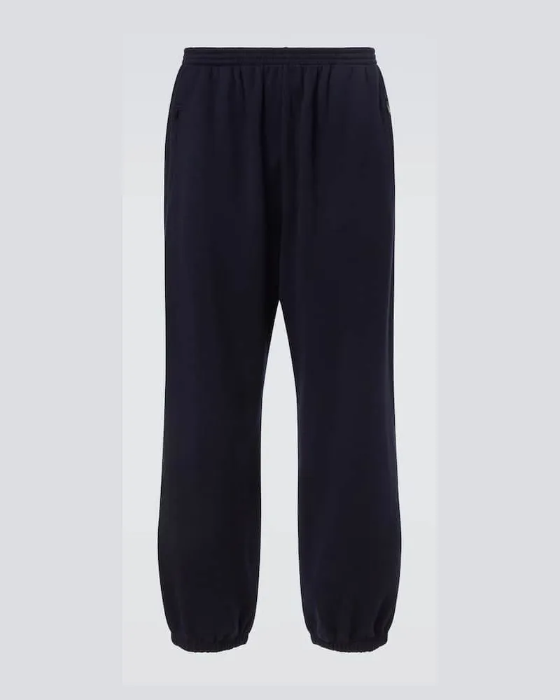 The Row Jogginghose Zaven aus Kaschmir und Baumwolle Blau
