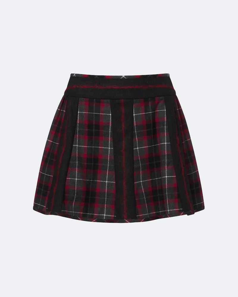 Vivienne Westwood Minirock Bell aus Wolle Multicolor