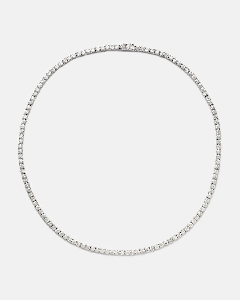 ANITA KO Choker Hepburn aus 18kt Weißgold mit Diamanten Silber