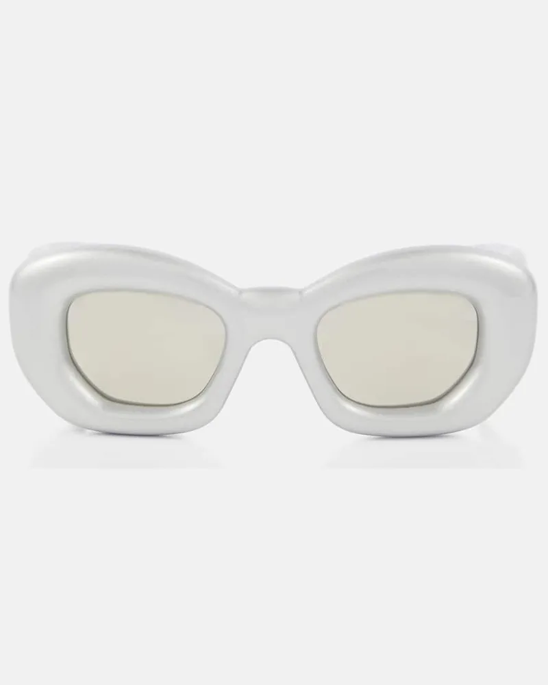 Loewe Eckige Sonnenbrille Inflated Silber