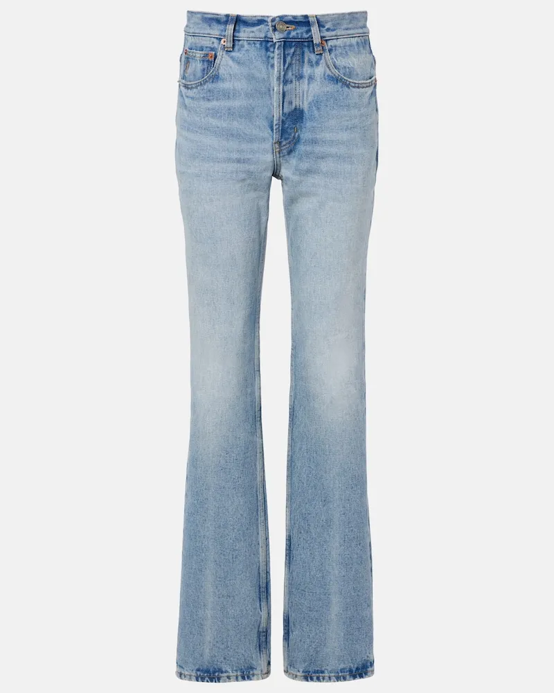 Saint Laurent Straight Jeans Nico Blau