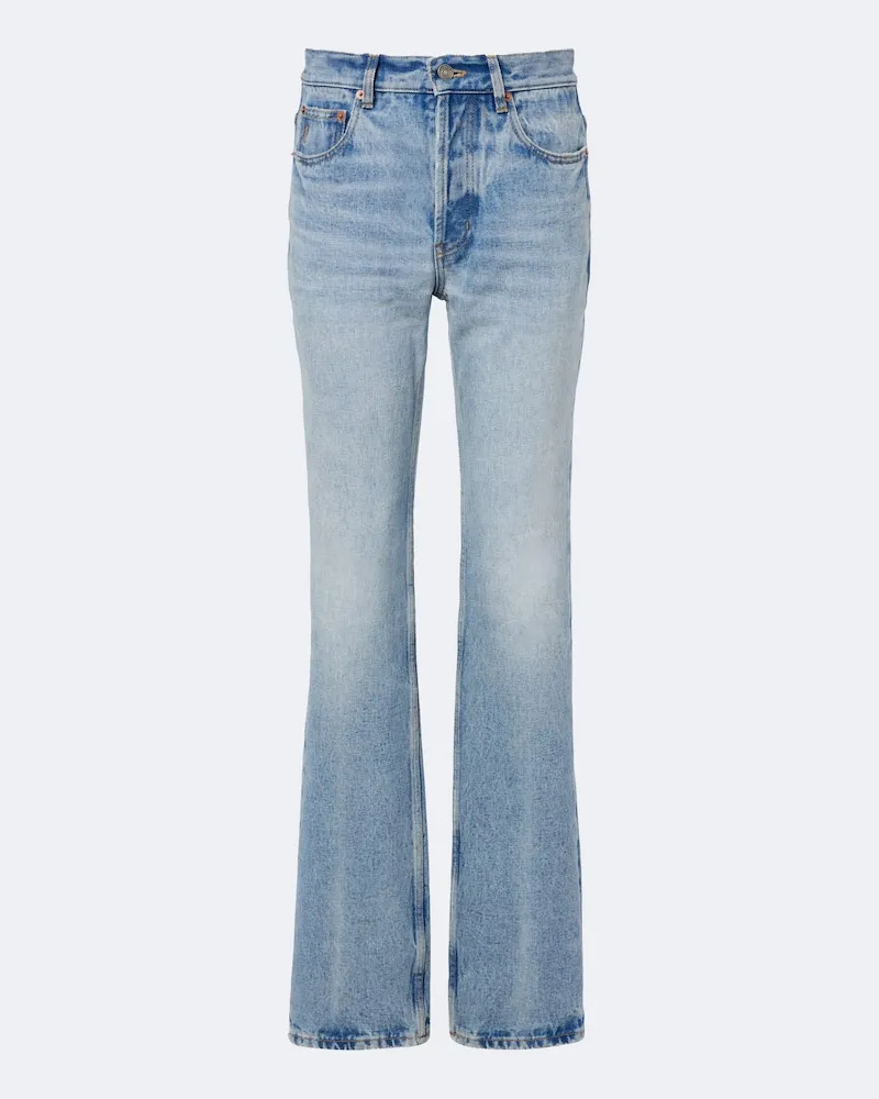 Saint Laurent Straight Jeans Nico Blau