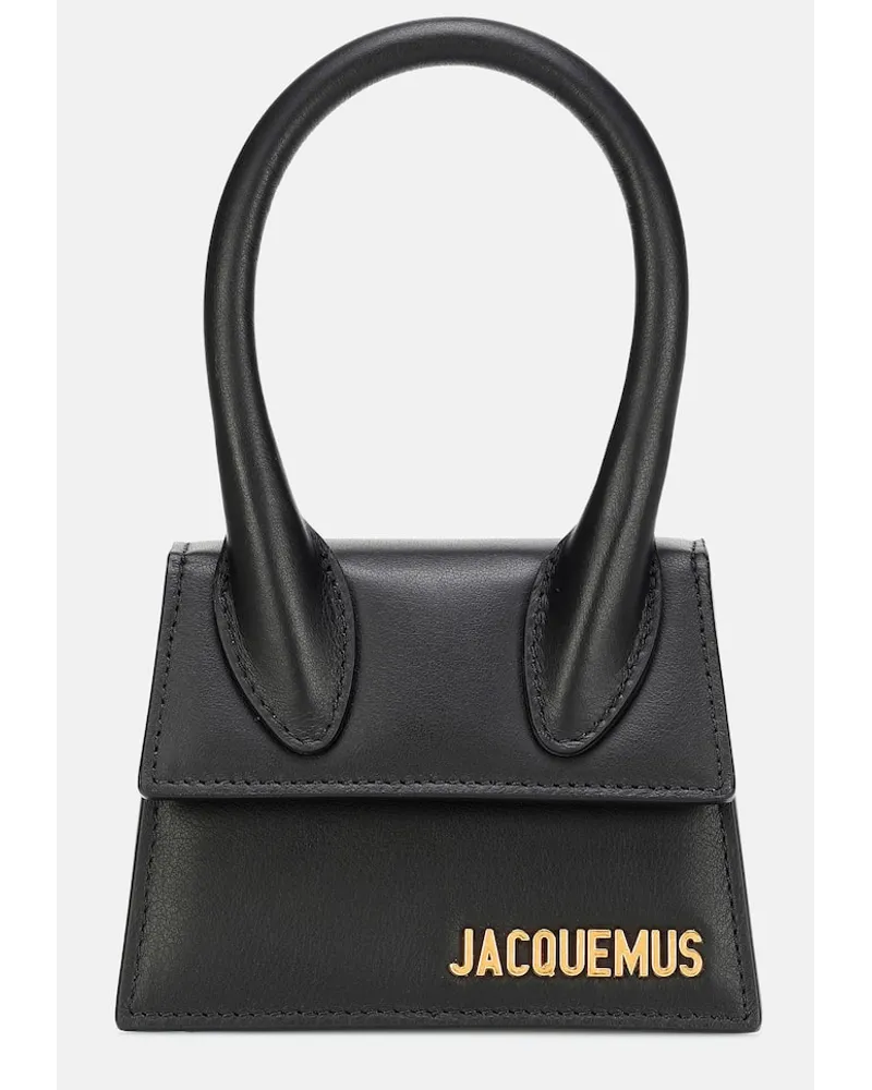 Jacquemus Tote Le Chiquito aus Leder Schwarz