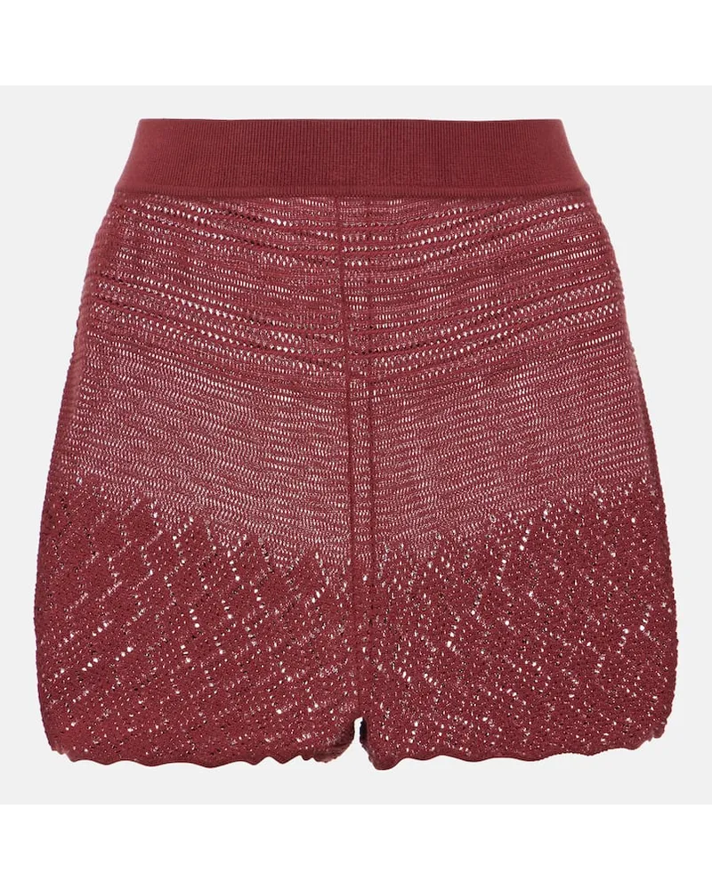 Loro Piana Shorts Molokai aus Baumwolle Rot