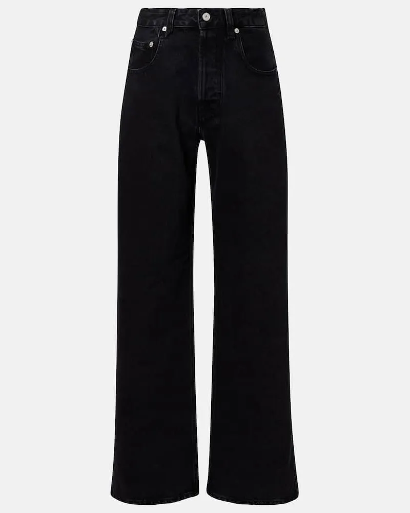 Jacquemus Wide-Leg Jeans De-Nîmes Schwarz