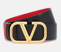 Wendbarer Gürtel VLogo Signature aus Leder