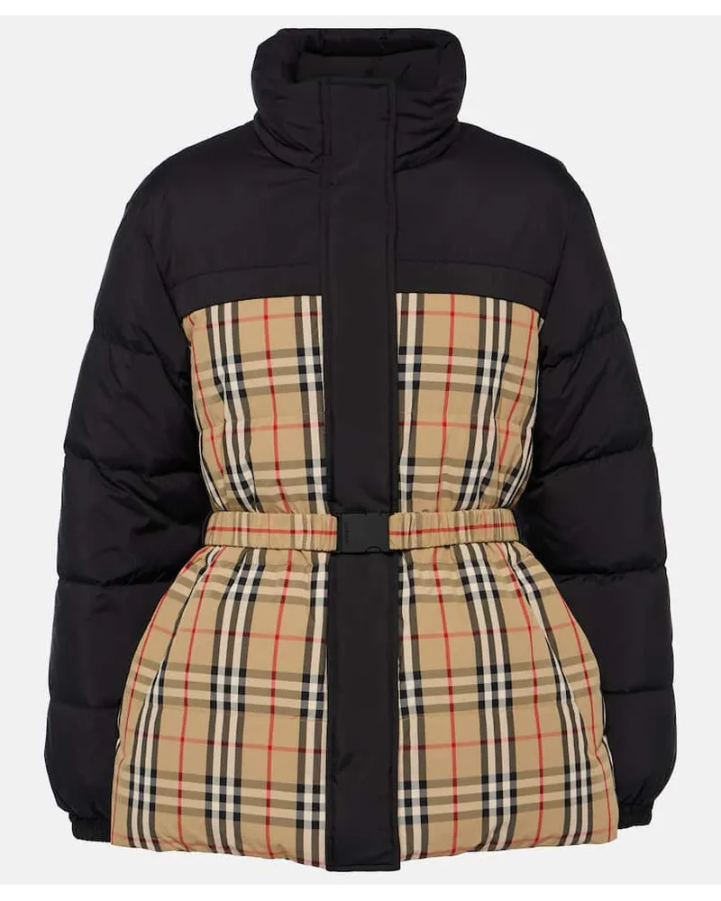 Burberry Wendbare Daunenjacke  Check Multicolor