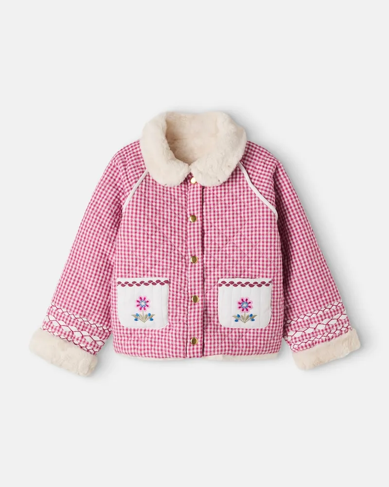 Louise Misha Wendbare Jacke Jasmina aus Baumwolle Rosa