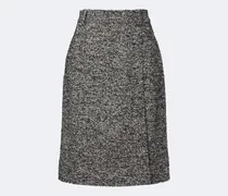 Bleistiftrock aus Tweed