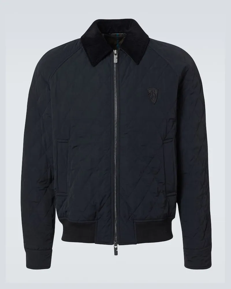 Burberry Blouson mit Cord Schwarz
