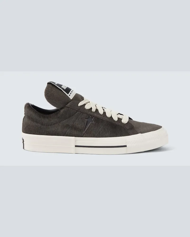 Rick Owens Sneakers aus Kalbshaar Grau