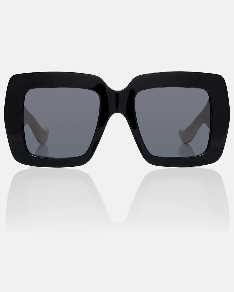 Valentino Garavani Eckige Sonnenbrille Viva Superstar Schwarz