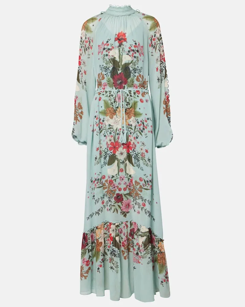 FARM Rio Maxikleid Beauty Bouquet Blau
