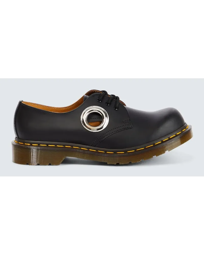 Comme des Garçons Comme des Garcons Homme Deux X Dr. Martens Schnuerschuhe aus Leder Schwarz