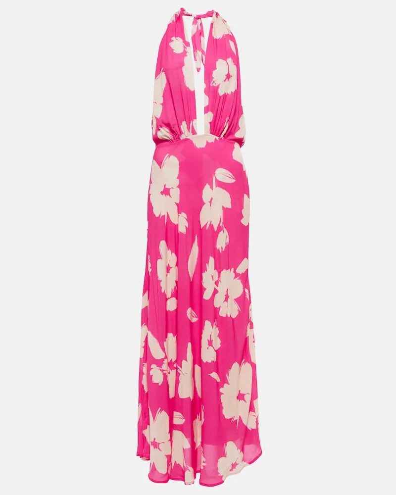 Velvet Bedrucktes Maxikleid Tatum Pink
