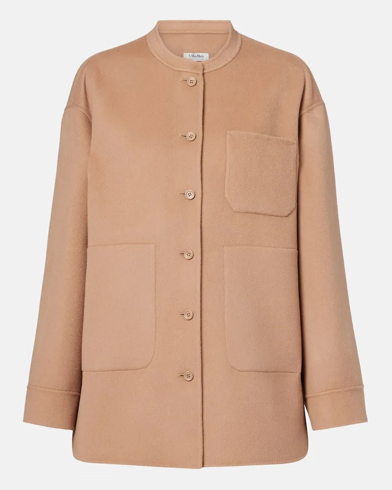 Max Mara Jacke Constanza aus Schurwolle Braun