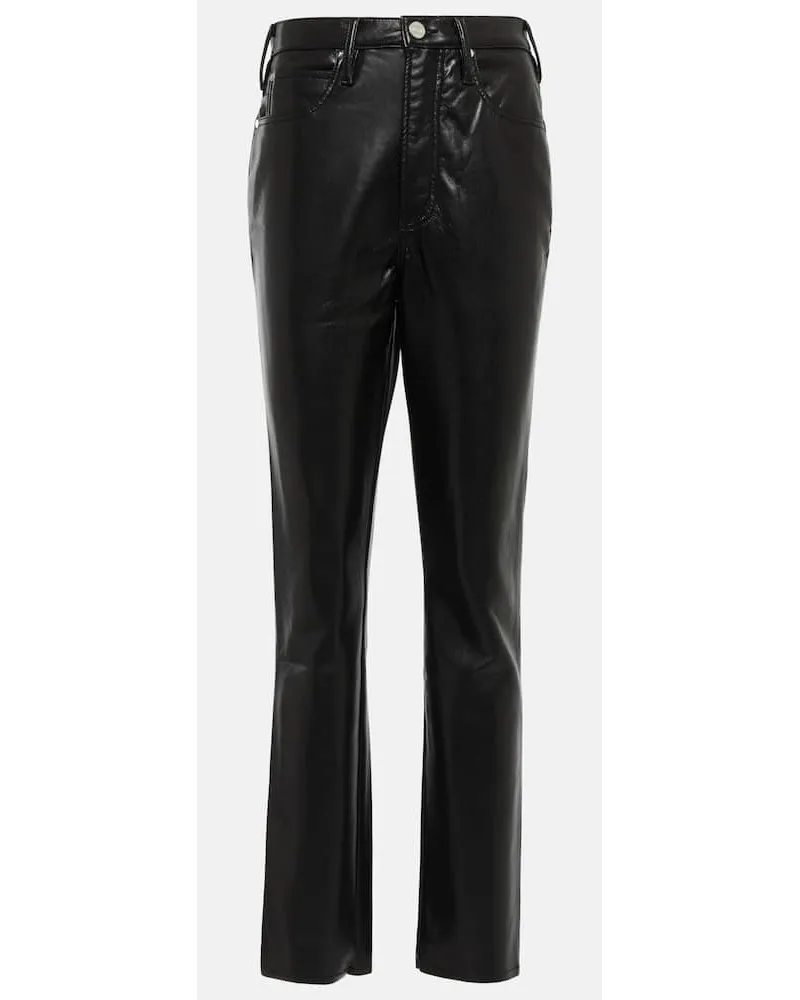 Frame Denim Gerade Hose Le High ‘n’ Tight Schwarz