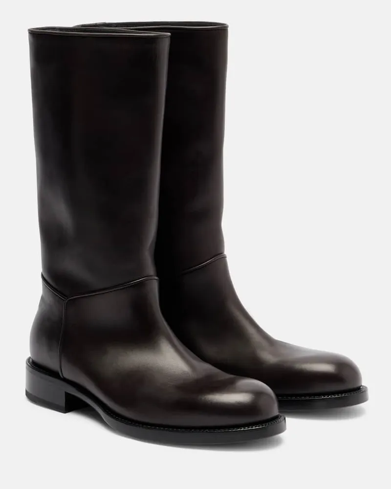 The Row Stiefel Nobilis Riding aus Leder Braun