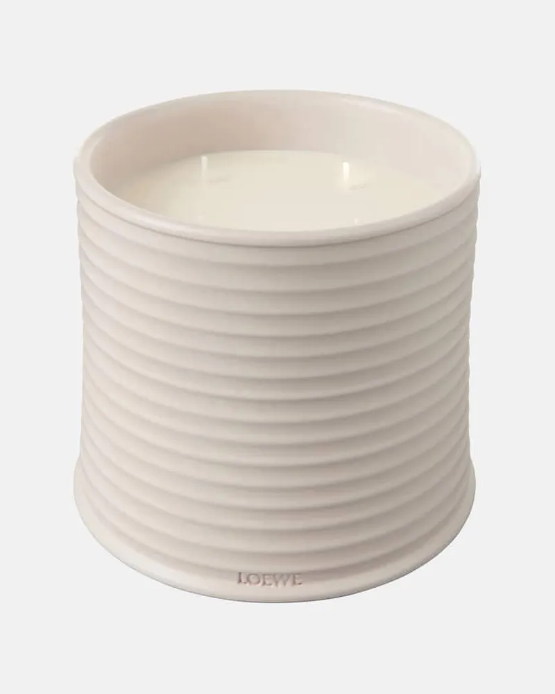 Loewe Home Scents Duftkerze Oregano Large Weiß