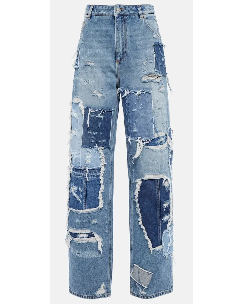 Dolce & Gabbana Wide-Leg Jeans Blau