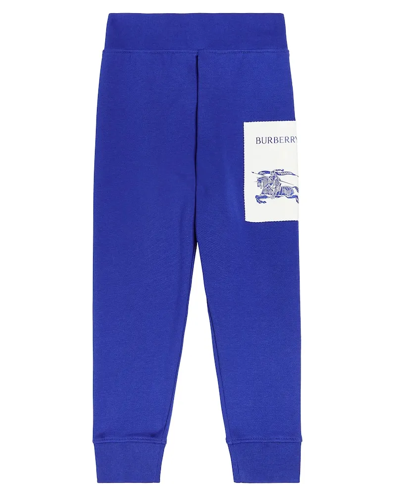 Burberry Jogginghose EKD aus Baumwoll-Jersey Blau
