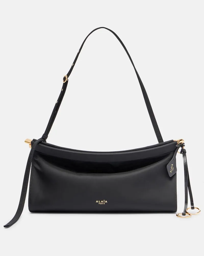 Alaïa Alaïa Schultertasche Le Click East West Medium Schwarz
