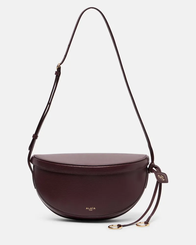 Alaïa Alaïa Schultertasche Hip Small aus Leder Burgund