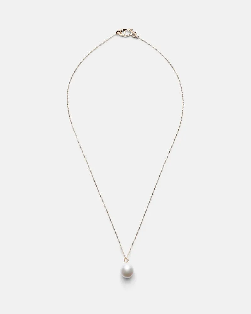 Sophie Bille Brahe Halskette L'Eau Pearl aus 14kt Gelbgold mit Süßwasserperle Gold