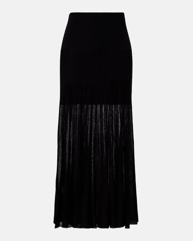 Isabel Marant Rock Ezra aus Crêpe Schwarz