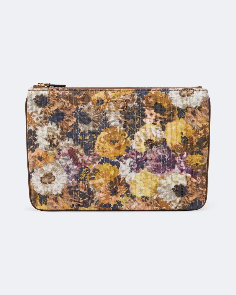 Valentino Garavani Schultertasche Bisou Perle Small aus Leder Multicolor