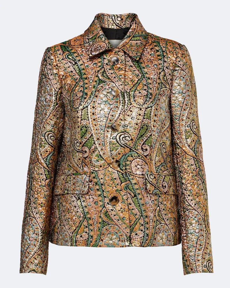 Dries van Noten Jacke Multicolor