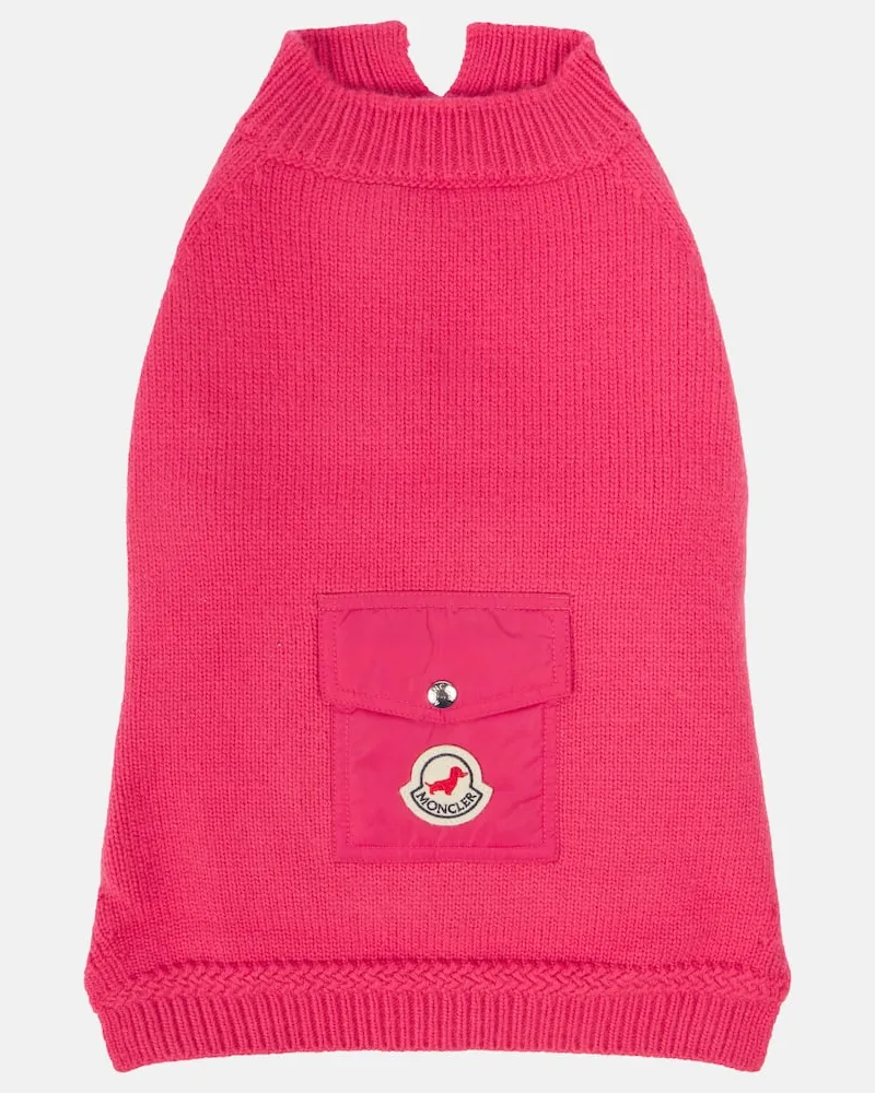 Moncler Poldo Dog Couture Mantel fuer Hunde Pink