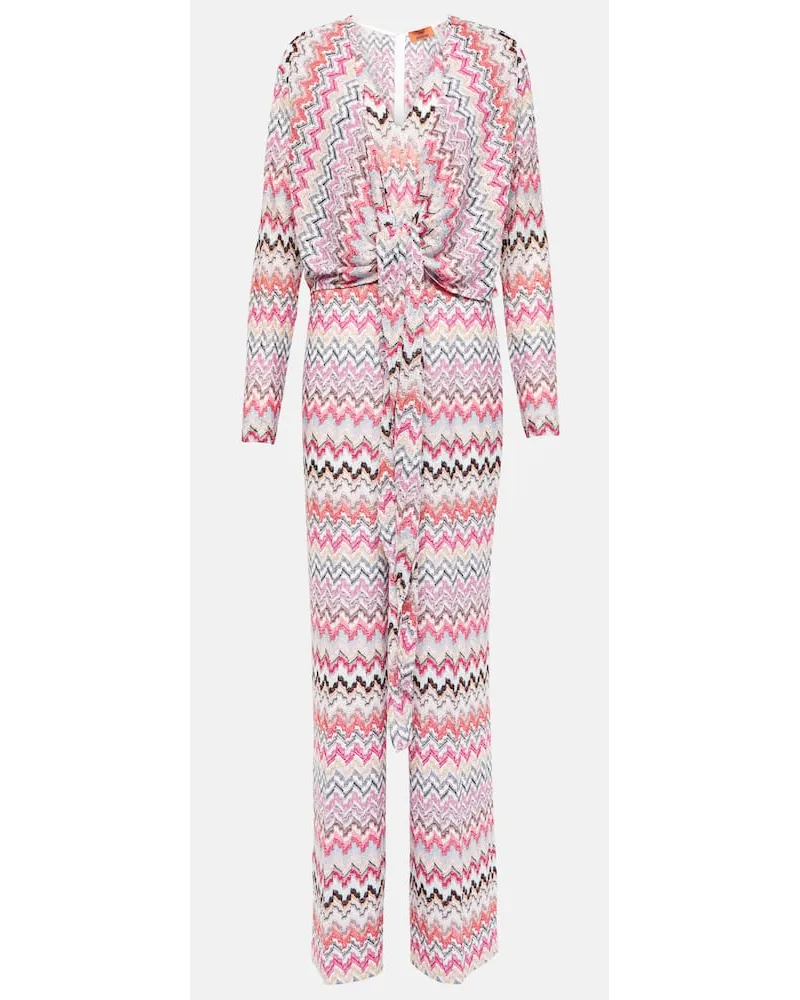 Missoni Jumpsuit aus Haekelstrick Multicolor