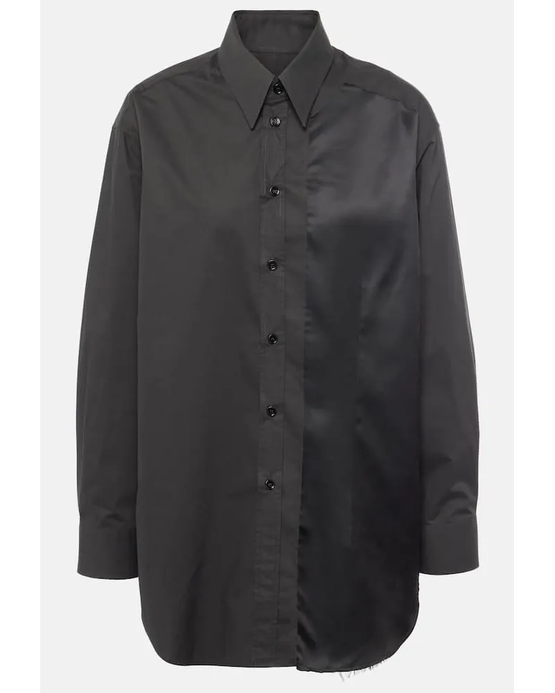 Maison Margiela Hemd aus Baumwolle Schwarz