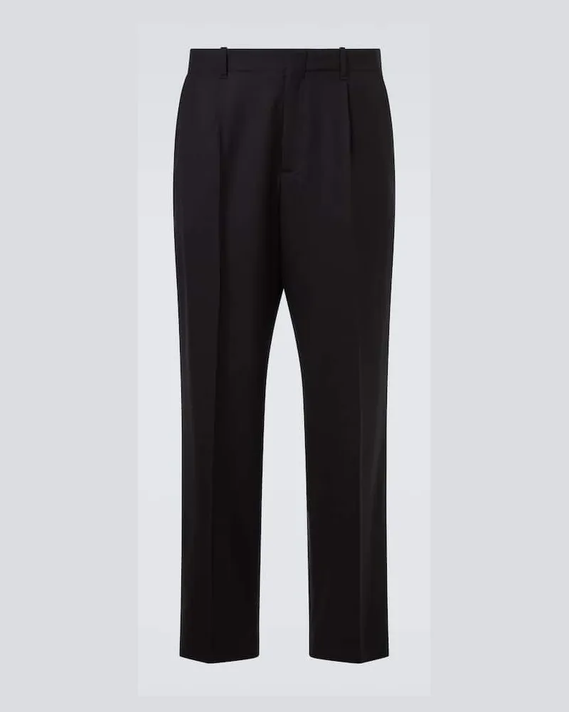 Our Legacy Chinohose Borrowed aus Wolle Schwarz