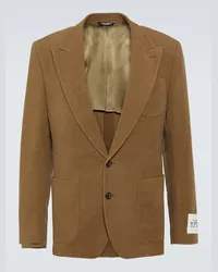 Dolce & Gabbana Blazer Re-Edition aus Baumwolle Braun