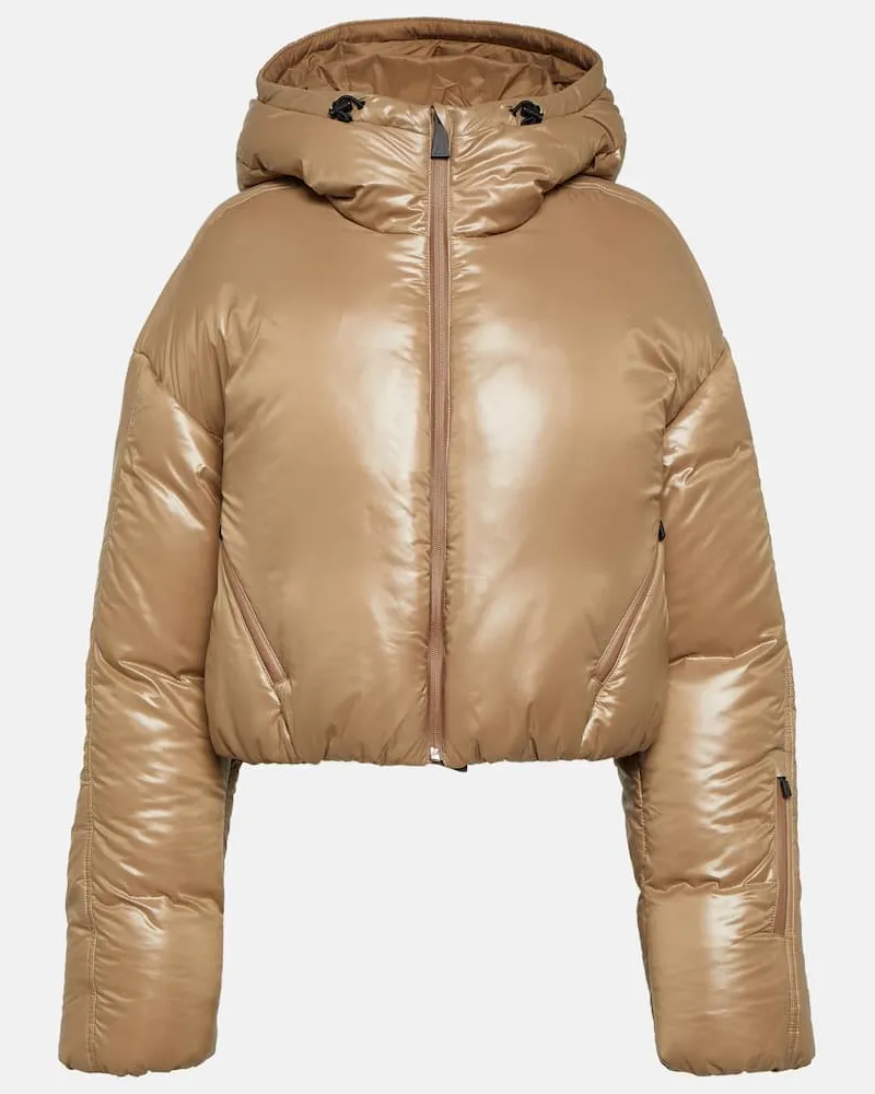 Aztech Mountain Cropped-Skijacke Daisy Grã¼n