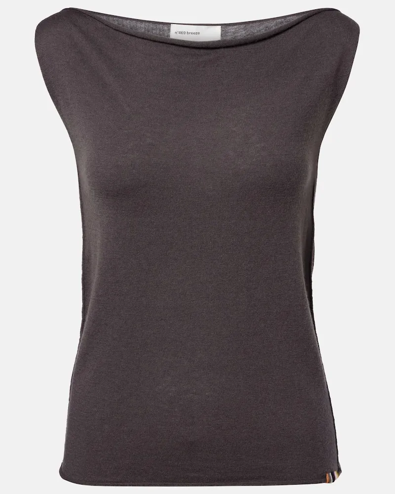 extreme cashmere Pullover N°469 Breeze aus Wolle und Kaschmir Braun