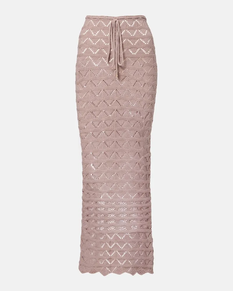 BANANHOT Maxirock Helena aus einem Baumwollgemisch Rosa