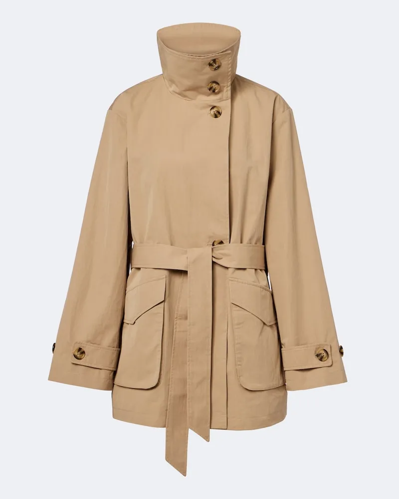 Varley Jacke Celina aus einem Baumwollgemisch Beige