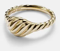 Pinky Ring Sculpted Cable aus 18kt Gelbgold