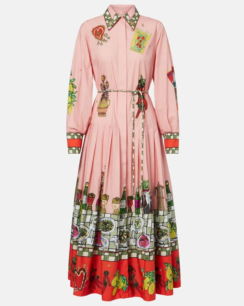 ALEMAIS Alémais X Greg Sindel Hemdblusenkleid Contessa Rosa