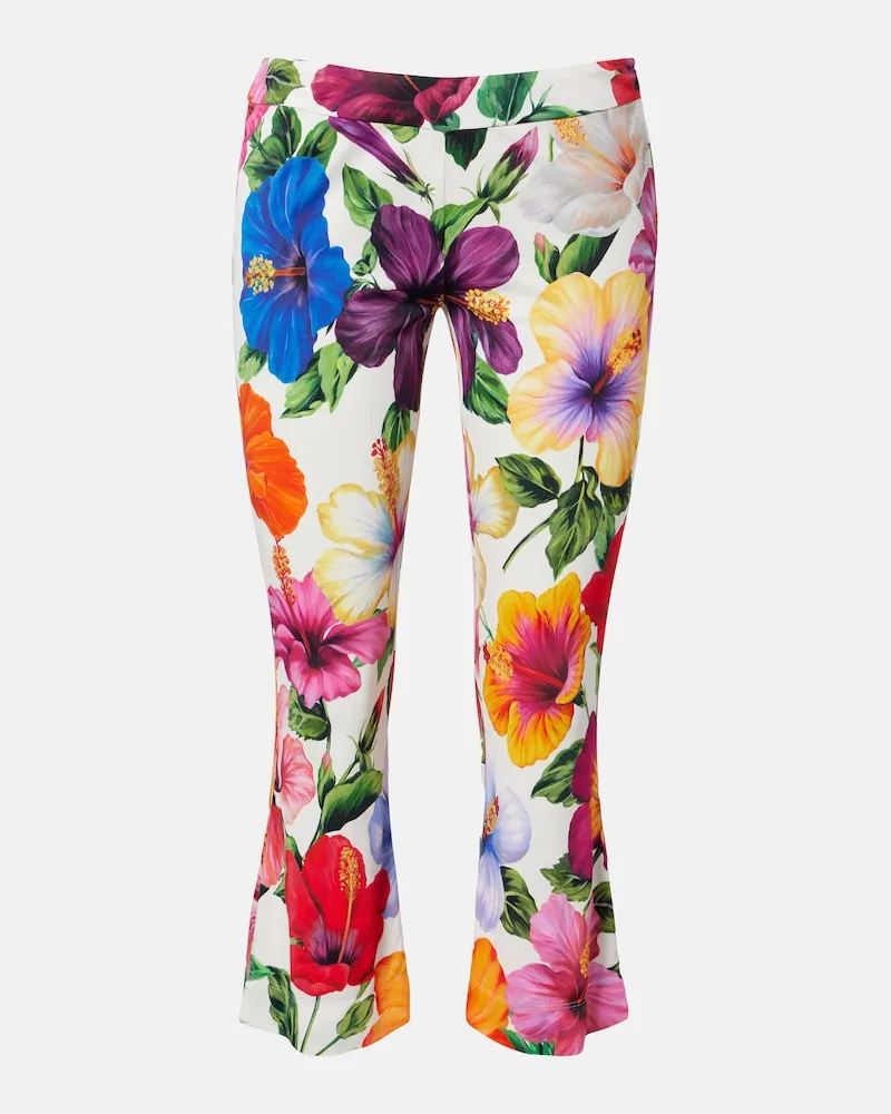 Dolce & Gabbana Caprihose Multicolor