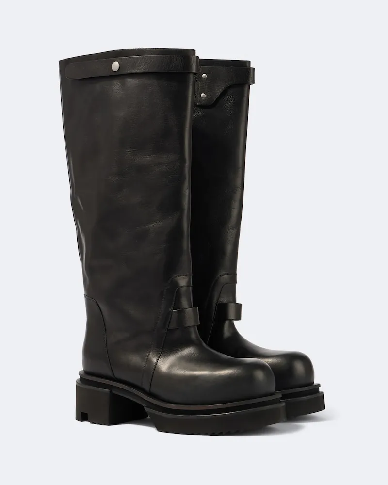 Rick Owens Stiefel Naska aus Leder Schwarz